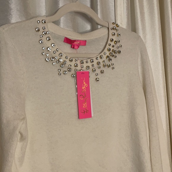 NWT Lilly Pulitzer Odetta Sweater. Cashmere. Small - Picture 2 of 4